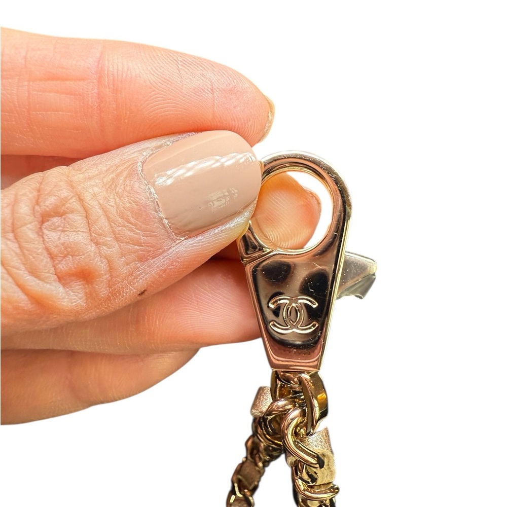 Chanel Metallic Gold Quilted Mini Bag Duo - Picture 8 of 10